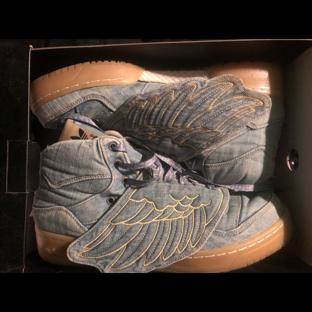 Jeremy scoot denim wings size 11